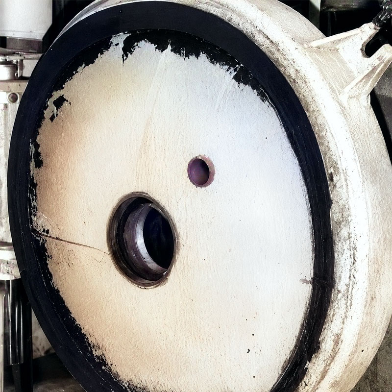 Boiler door fibre liner before installation