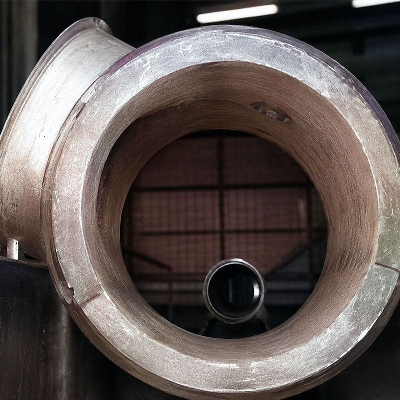 castables applied to an incinerator lining